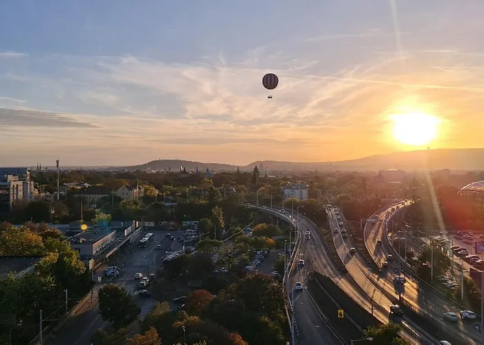 Rooftop Panorama Budapešť